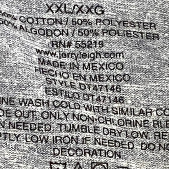 "King" 23 "Greatest of All Time" NOS Crown Gray Cotton T-Shirt - Picture 3 of 5